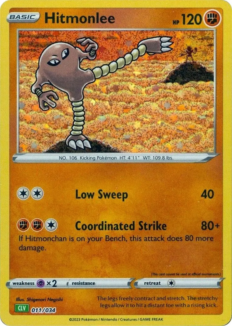 Hitmonlee (011/034) (Cl) 1