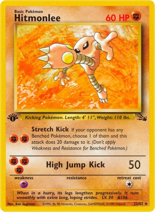 Hitmonlee (22) (22/62) (Fo) 1
