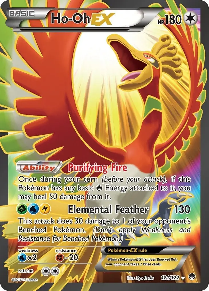 Ho-Oh Ex (Full Art) (121/122) (Bkp) 1