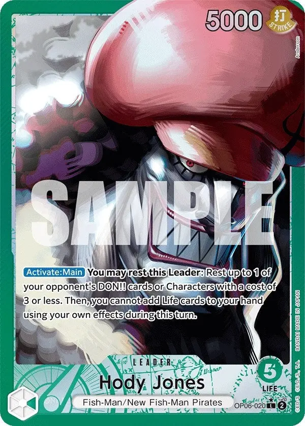 Hody Jones (020) (Alternate Art) (Op06-020) (Op06) 1