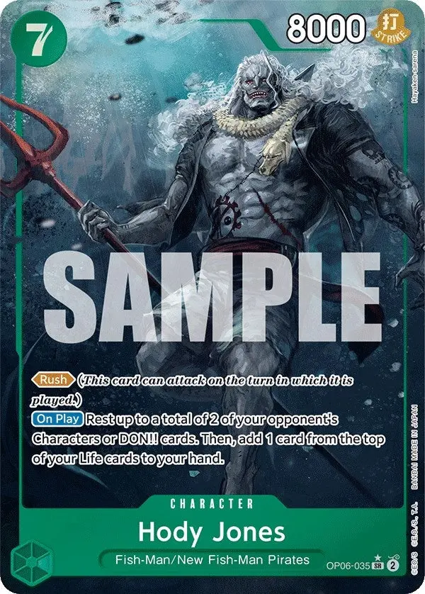Hody Jones (035) (Alternate Art) (Op06-035) (Op06) 1