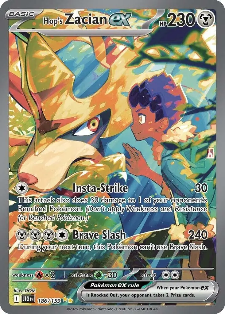 Hop's Zacian Ex (186/159) (Jtg) 1