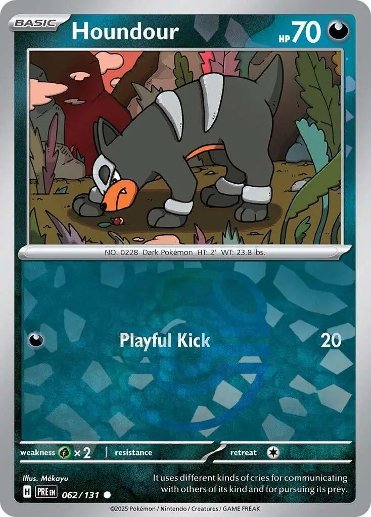 Houndour (Master Ball Pattern) (062/131) (Pre) 1