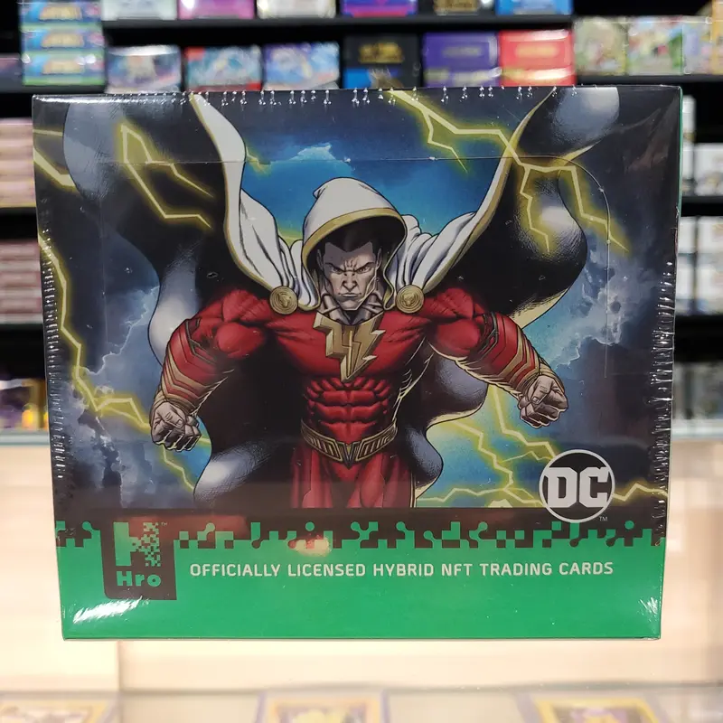 Hro: Dc Unlock The Multiverse Hybrid Nft Trading Cards - Chapter 3 (Shazam) Booster Box 1