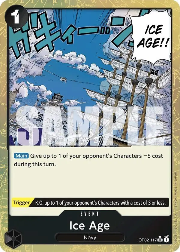 Ice Age (Textured Foil) (Op02-117) (Prb-01) 1