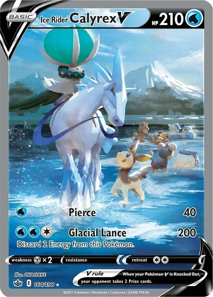 Ice Rider Calyrex V (Alternate Full Art) (164/198) (Swsh06) 1