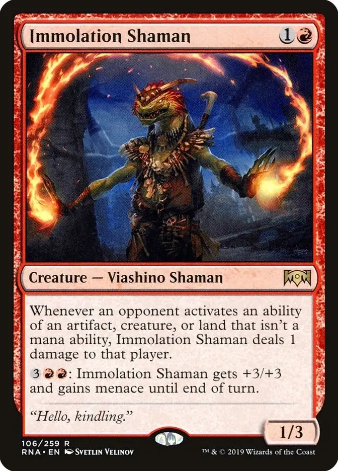 Immolation Shaman (106) (Rna) 1
