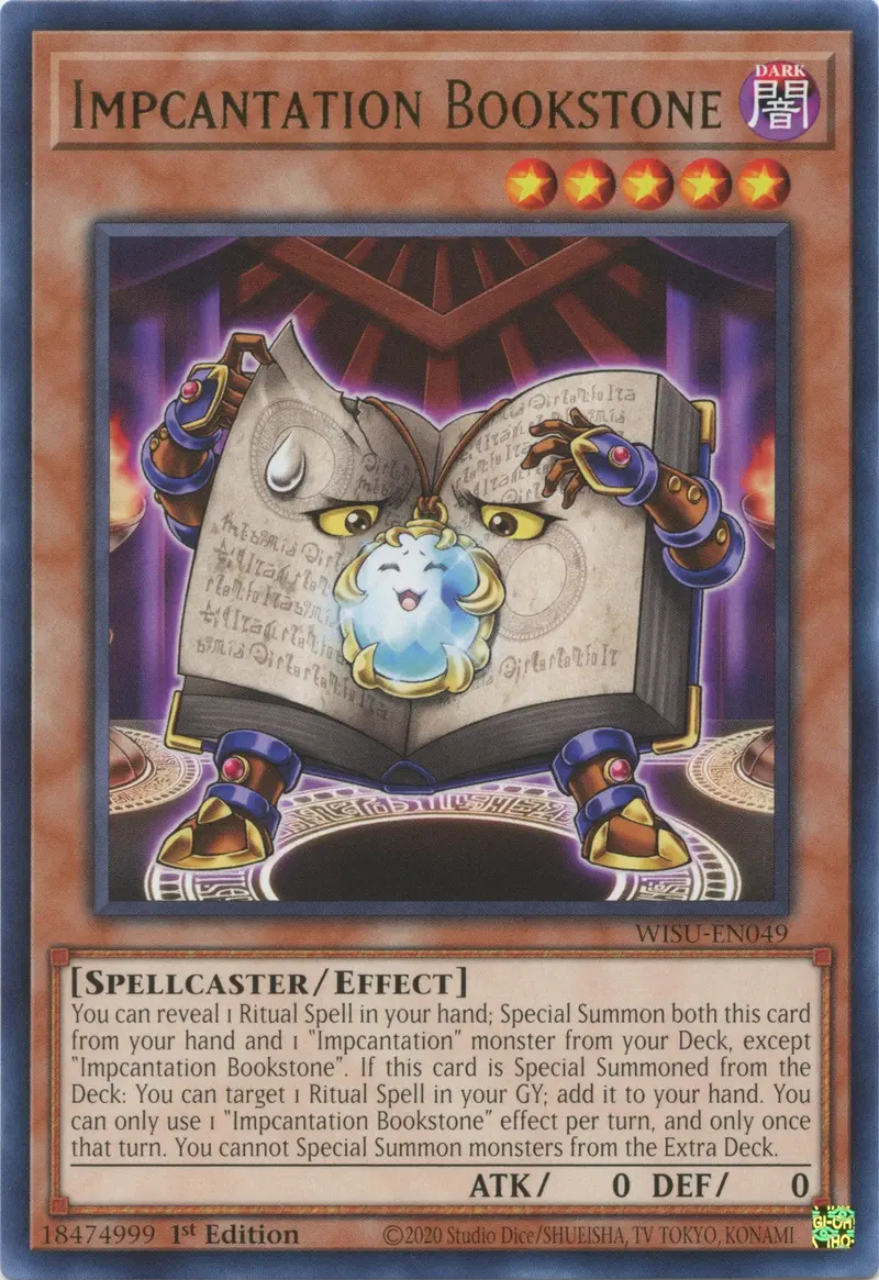 Impcantation Bookstone [Wisu-En049] Rare 1