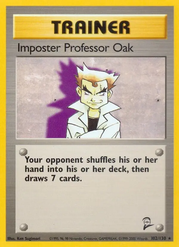 Imposter Professor Oak (102/130) (Bs2) 1