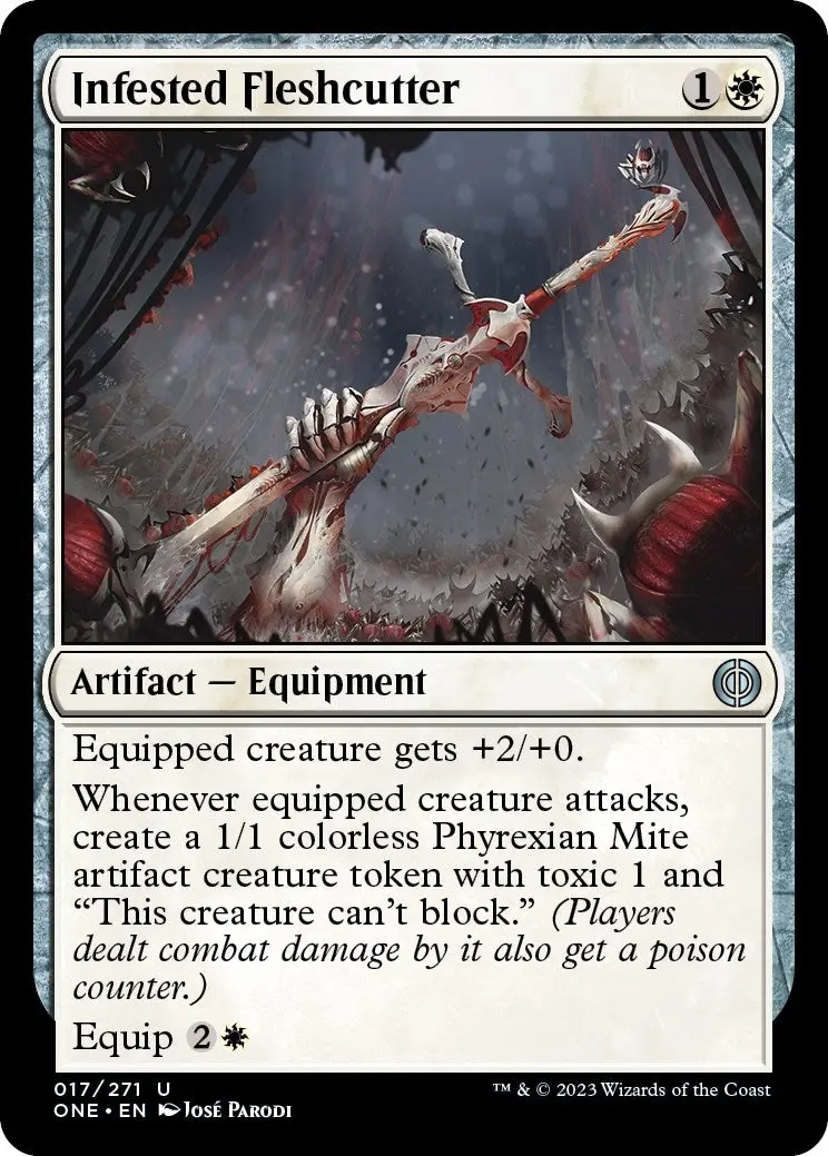 Infested Fleshcutter (17) (One) 1