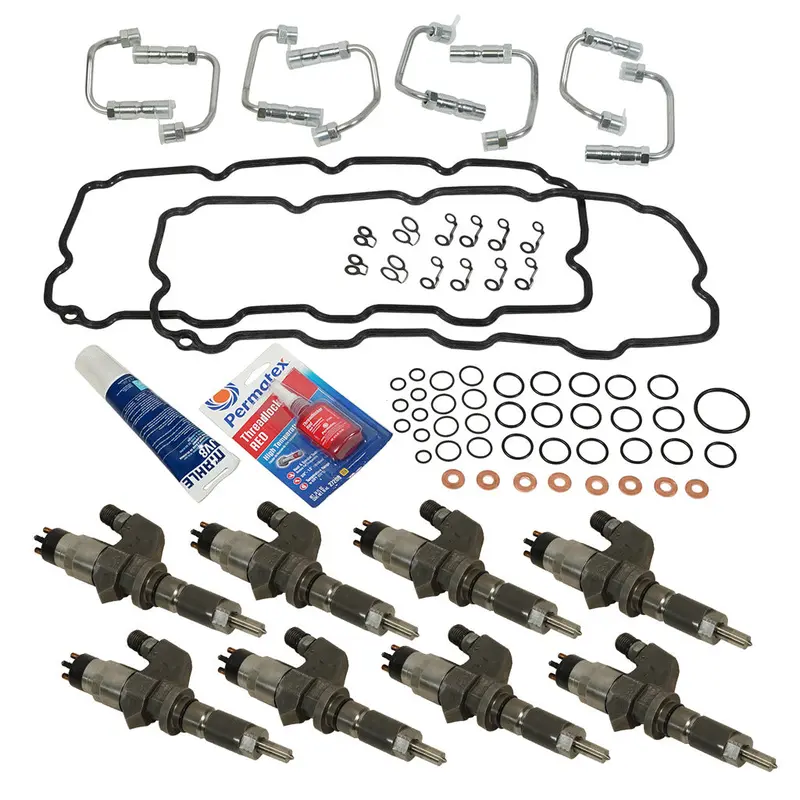 Injectors & Install Kit Chevy/Gm 6.6L Duramax Lb7 2001-2004 1