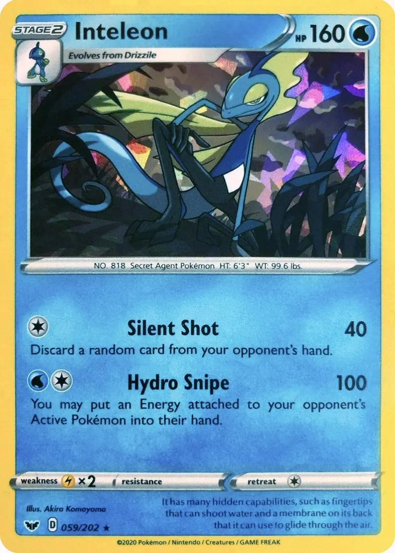 Inteleon - 059/202 (Cracked Ice Holo) (059/202) (Pr) 1