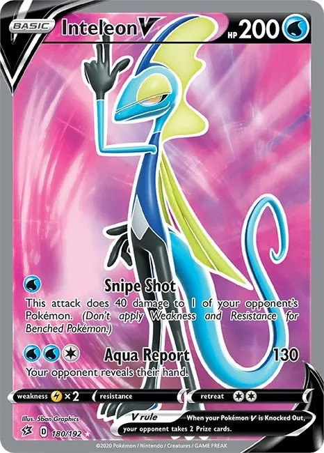 Inteleon V (Full Art) (180/192) (Swsh02) 1