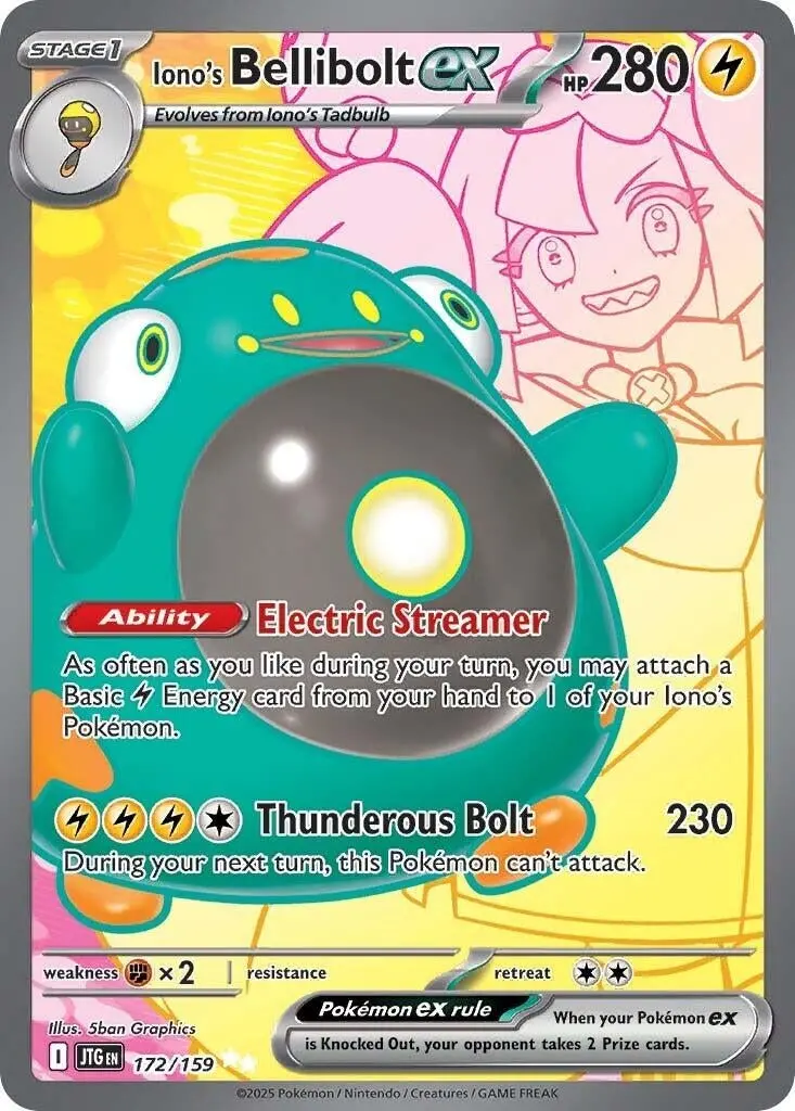 Iono's Bellibolt Ex (172/159) (Jtg) 1