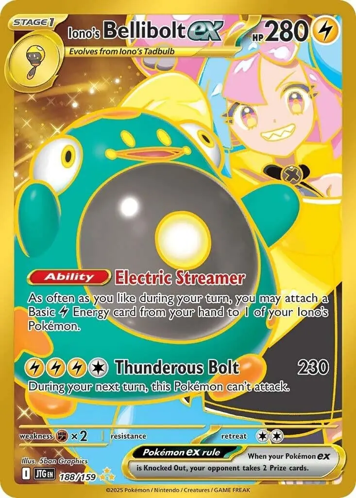 Iono's Bellibolt Ex (188/159) (Jtg) 1