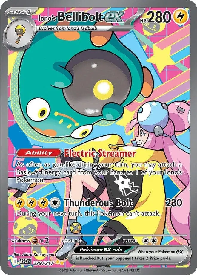 Iono's Bellibolt Ex (279/217) (Asc) 1
