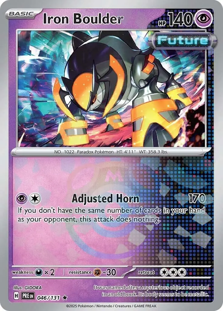 Iron Boulder (Master Ball Pattern) (046/131) (Pre) 1