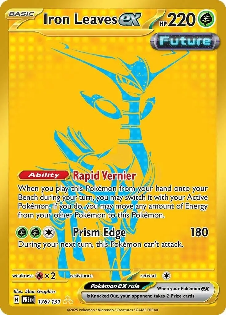 Iron Leaves Ex (176/131) (Pre) 1