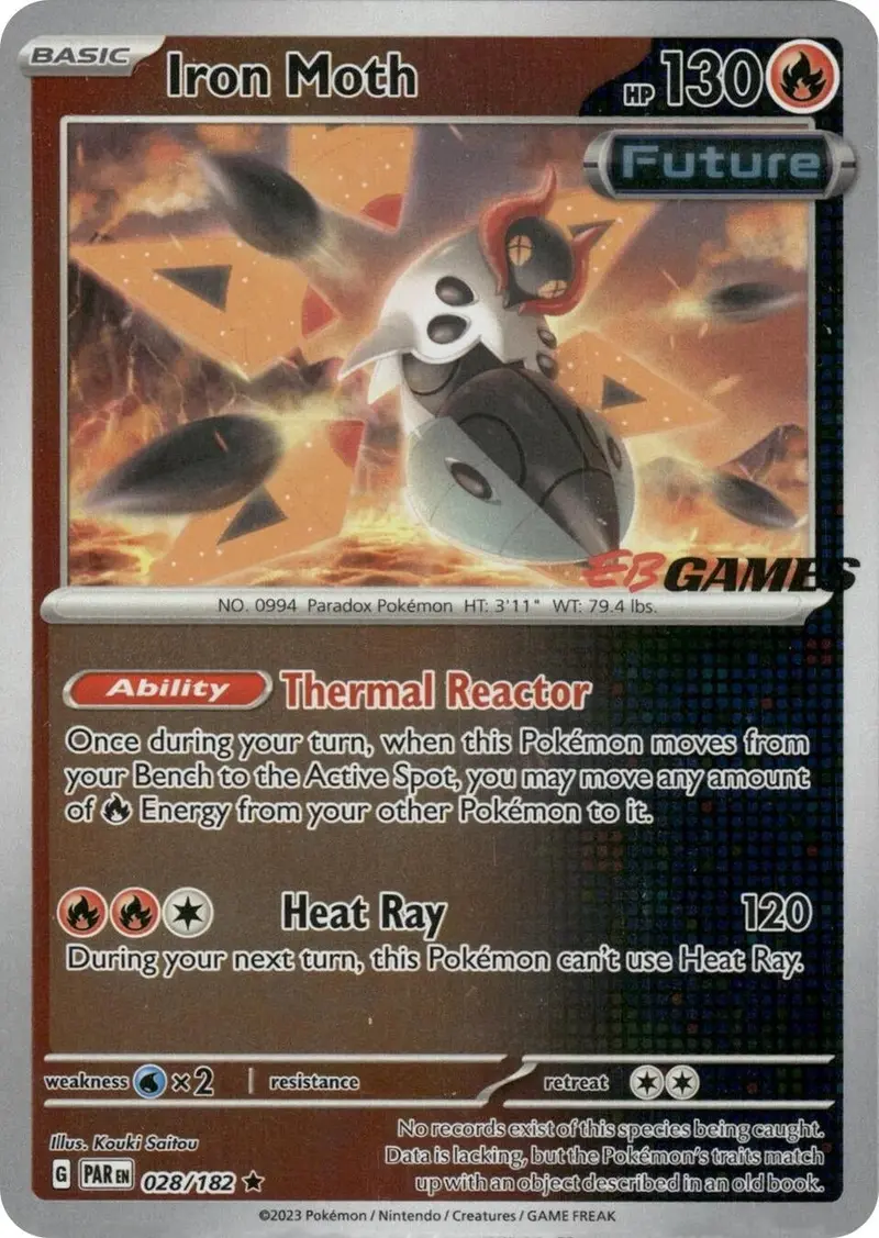 Iron Moth - 028/182 (Eb Games Promo) (028/182) (Mcap) 1