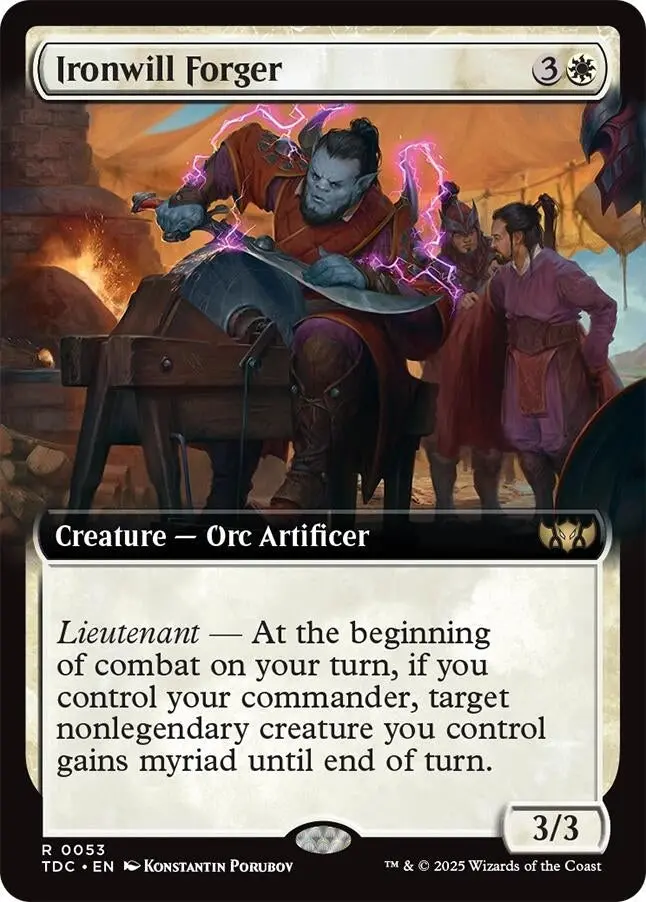 Ironwill Forger (Extended Art) (53) (Tdc) 1