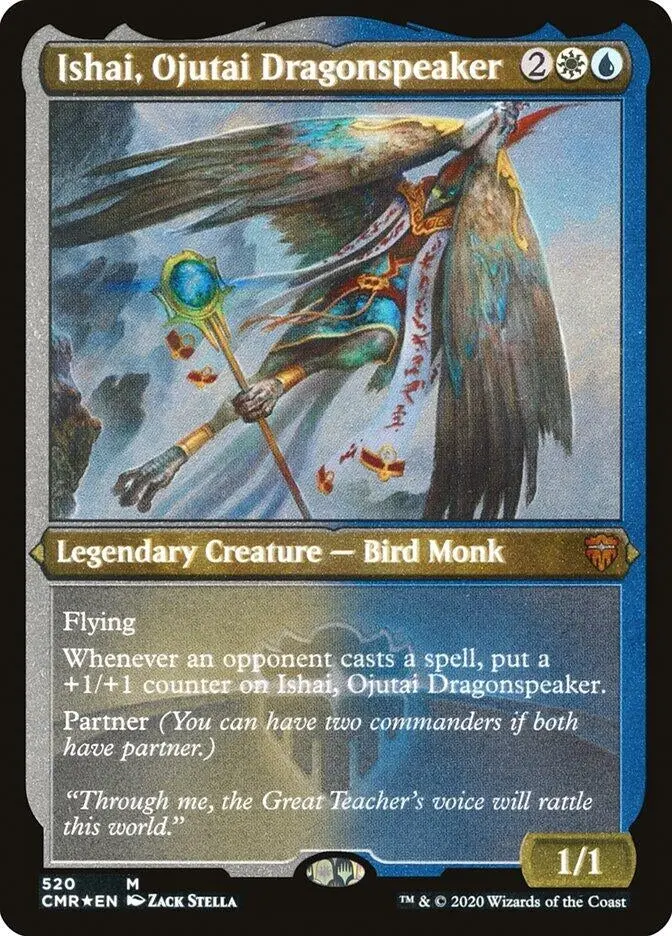 Ishai, Ojutai Dragonspeaker (Foil Etched) (520) (Cmr) 1