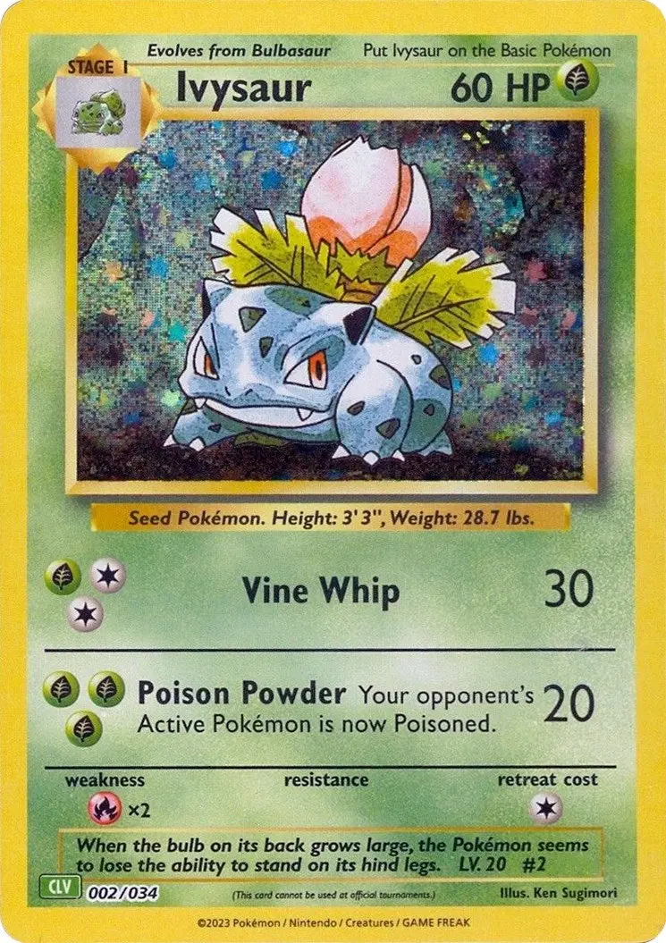 Ivysaur (002/034) (Cl) 1