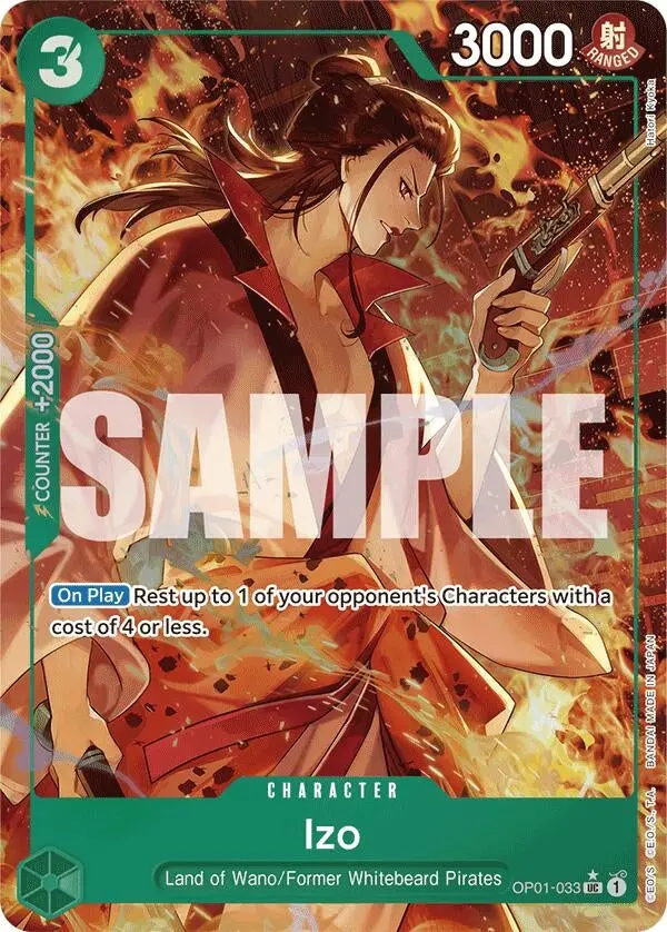 Izo (Op01-033) (Alternate Art) (Op01-033) (Prb-01) 1