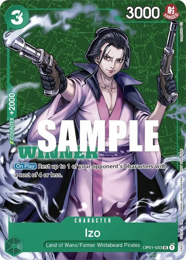 Izo (Tournament Pack Vol. 2) [Winner] (Op01-033) (Op-Pr) 1