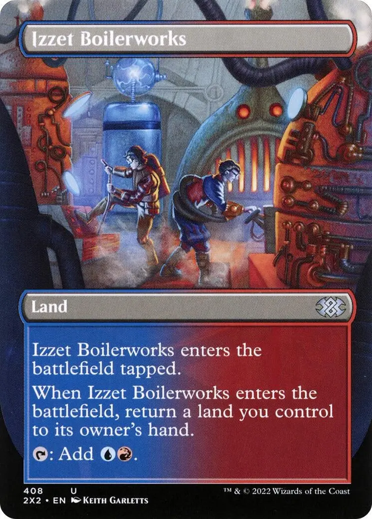 Izzet Boilerworks (Borderless) (408) (2X2) 1
