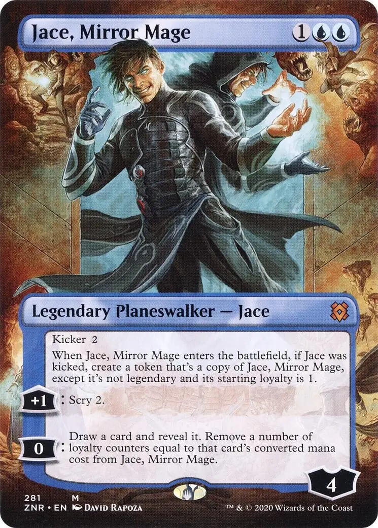 Jace, Mirror Mage (Borderless) (281) (Znr) 1