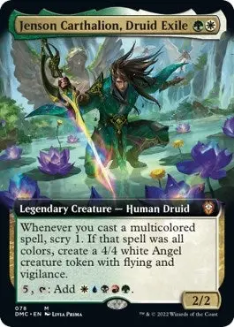 Jenson Carthalion, Druid Exile (Extended Art) (78) (Dmc) 1