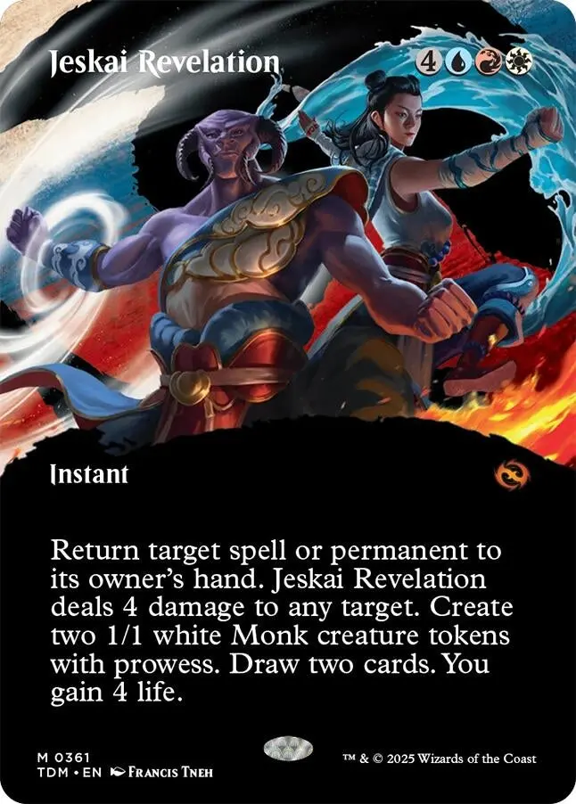 Jeskai Revelation (Borderless) (361) (Tdm) 1