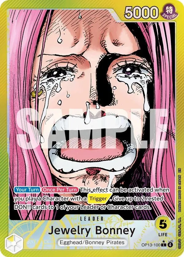 Jewelry Bonney (100) (Alternate Art) (Op13-100) (Op13) 1