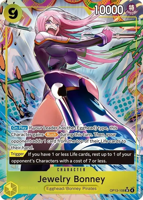Jewelry Bonney (108) (Alternate Art) (Op13-108) (Op13) 1