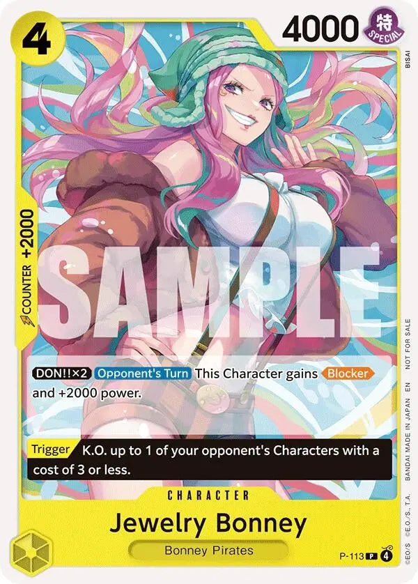 Jewelry Bonney (Heroines Battle Pack) (P-113) (Op-Pr) 1