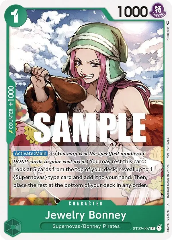 Jewelry Bonney (Tournament Pack Vol. 3) [Participant] (St02-007) (Op-Pr) 1
