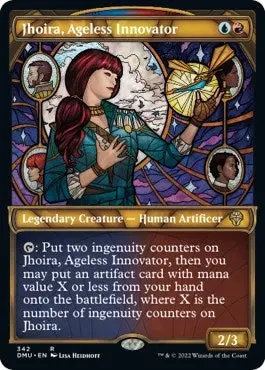 Jhoira, Ageless Innovator (Textured Foil) (342) (Dmu) 1