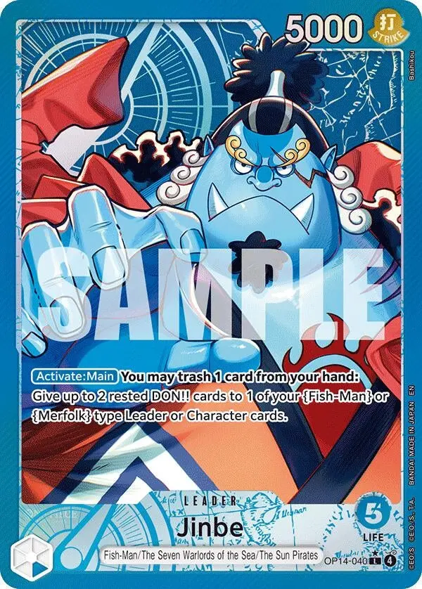 Jinbe - Op14-040 (Alternate Art) (Op14-040) (Op14) 1
