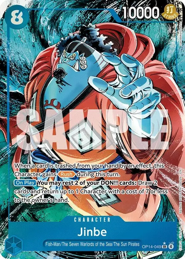 Jinbe - Op14-049 (Alternate Art) (Op14-049) (Op14) 1