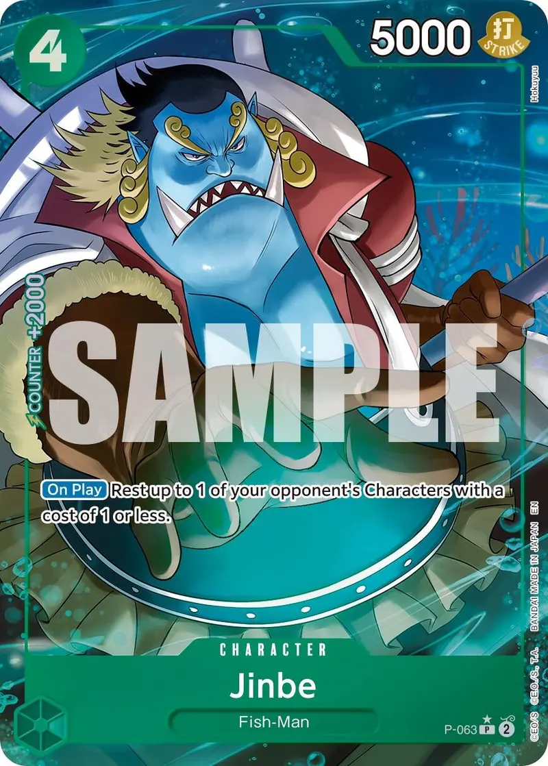Jinbe - P-063 (Alternate Art) (P-063) (Prb-02) 1
