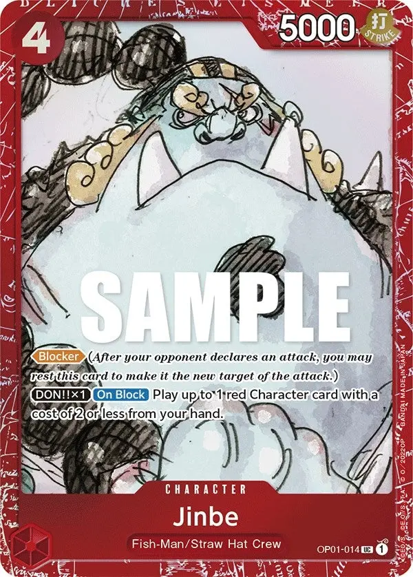Jinbe (Premium Card Collection -One Piece Film Red Edition-) (Op01-014) (Op-Pr) 1