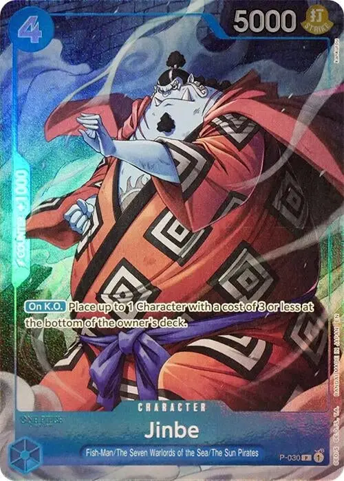 Jinbe (Seven Warlords Of The Sea Binder Set) (P-030) (Op-Pr) 1