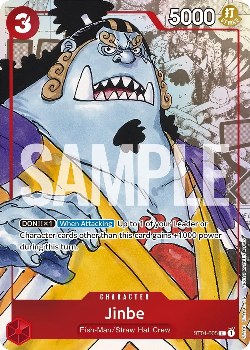 Jinbe - St01-005 (Alternate Art) (St01-005) (Op-Pr) 1