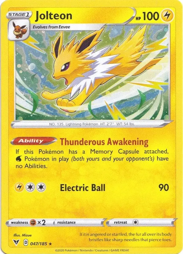 Jolteon - 047/185 (Cosmos Holo) (047/185) (Mcap) 1