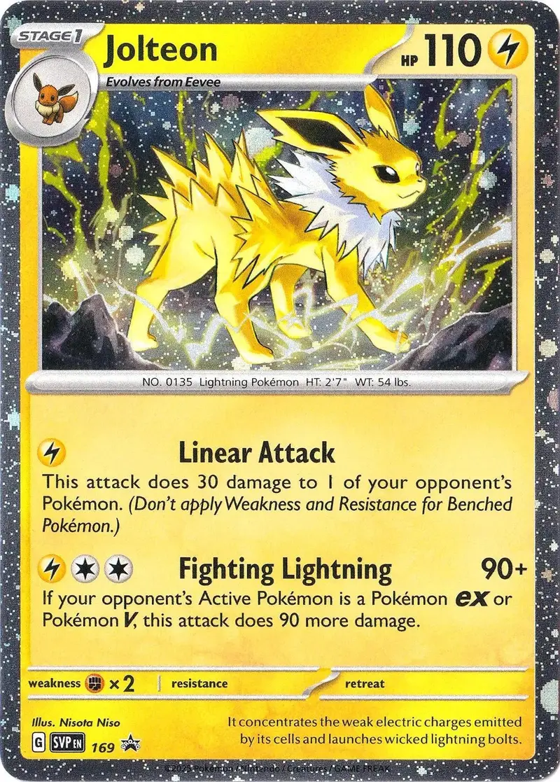 Jolteon - 169 (Cosmos Holo) (169) (Svp) 1