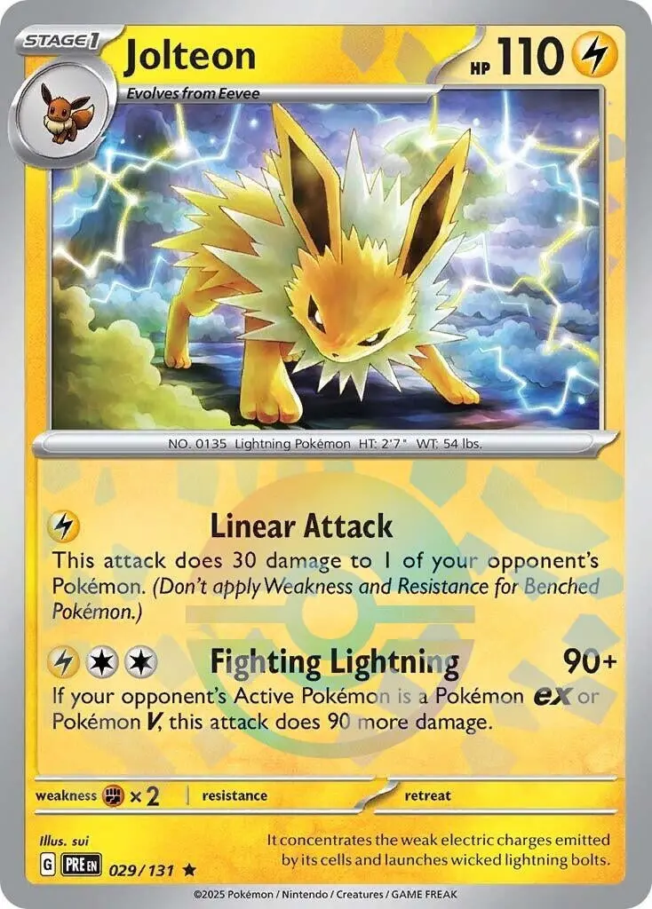 Jolteon (Poke Ball Pattern) (029/131) (Pre) 1