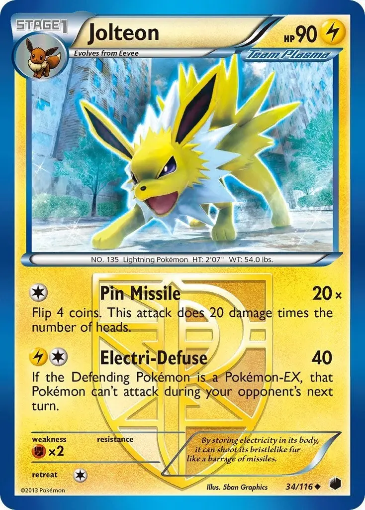 Jolteon (Team Plasma) (34/116) (Plf) 1