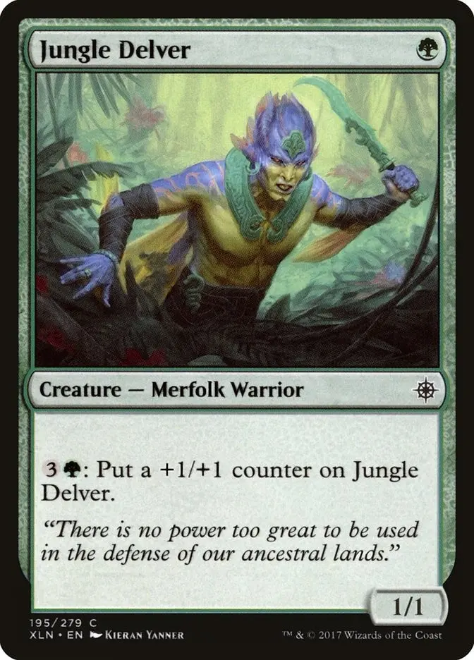 Jungle Delver (195) (Xln) 1