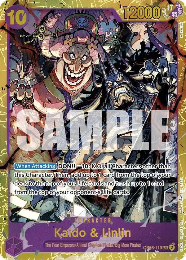 Kaido & Linlin (Op08-119) (Op08) 1
