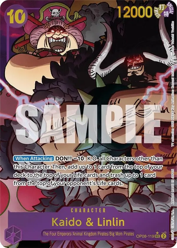 Kaido & Linlin (Parallel) (Op08-119) (Op08) 1